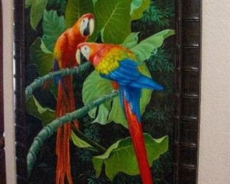 Parrot painting