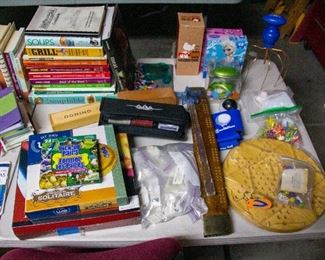 Various books and games