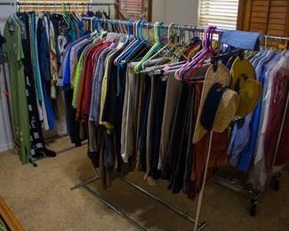 Various clothing selection