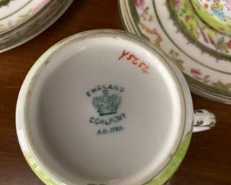 Back Stamp Coalport England 