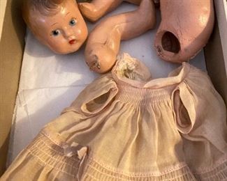 Composition Doll Parts