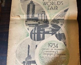 Vintage Herald Examiner June At the Worlds Fair 1934
