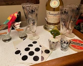 Mid Century Dice Coasters