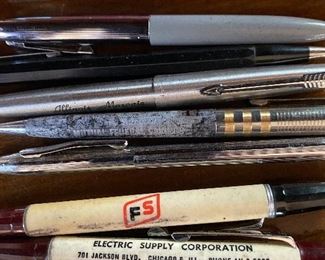 Vintage Mechanical  Pencils, Pens