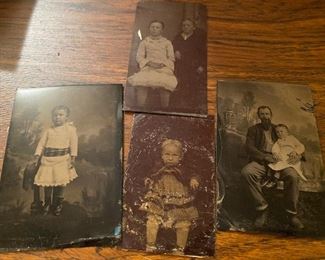Antique Tin Type Photographs