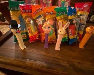 Miss Piggy Made in  Austria Pez Dispenser , Bunny Made in Yugoslavia
