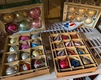 Vintage Glass Ornaments