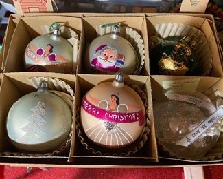 Vintage Merry Christmas Ornaments