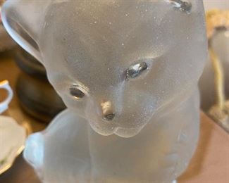 Mid Century Viking Glass, Cat