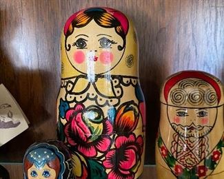 Vintage Russian Nesting Dolls