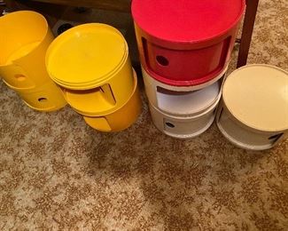Mid Century Kartell Stackable Storage