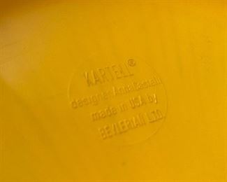 Kartell Back Stamp