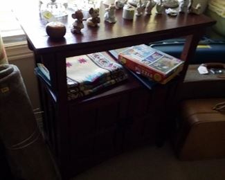 Shelf and candle holders