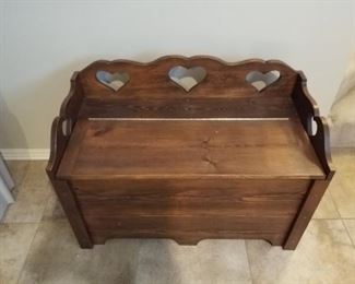 Wooden toy box