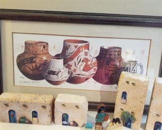 Southwestern painted bricks