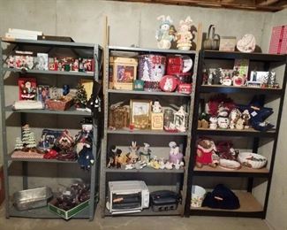 Holiday and shelving