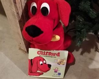Clifford the big red dog and his book