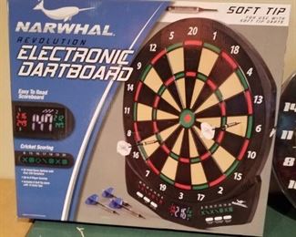 Narwhal electronic dart board