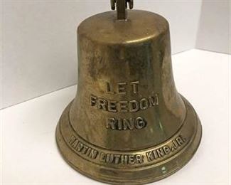 MLK Commemorative Brass Bell 