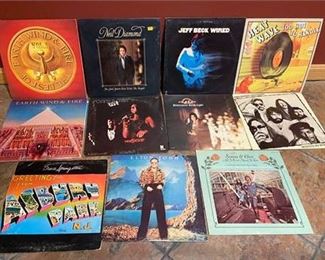 1970s Vinyl Album Collection Elton John, Bruce Springsteen, Cher More 