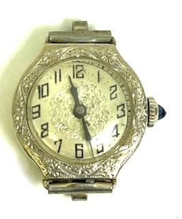 14k White Gold Bulova Wristwatch
