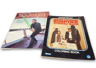 Vintage Star Wars Coloring Book and Magazine 