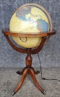 Lighted World Floor Globe