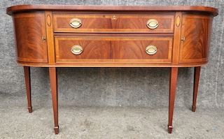 Hekman Buffet Credenza Sideboard Inlaid