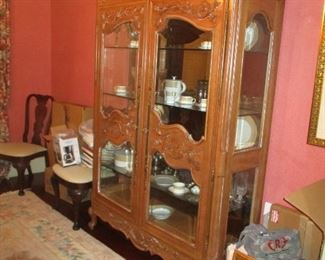 Wonerful poster used as a display cabinet