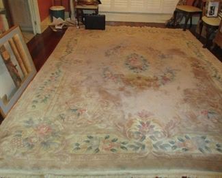 Sculplted 9' x 12' carpet