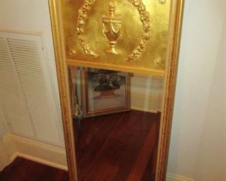 Neoclassic gilt mirror