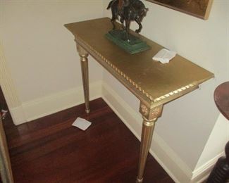 Gilt wood console