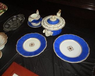 Old Paris part set-- Jacob petit blue, but not marked JP