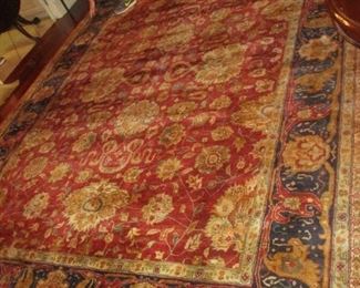 Fantastic 9 foot x 12 foot Serapi carpet; recently cleaned by Kleins