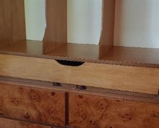 Mid-Century Modern Burl Wood Gentleman's Dresser by Lane Altavista, 1970s