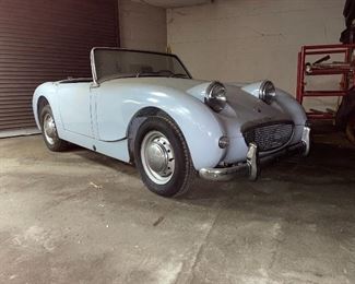 1960 Austin Healey. Will take call about car Friday 2pm to6pm.
