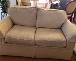 Massoud beige love seat