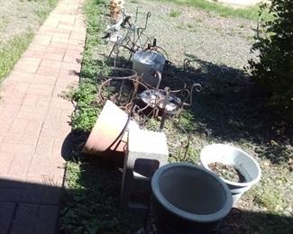 Lots of garden decor