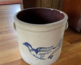 Blue Decorated Stoneware (as-is)