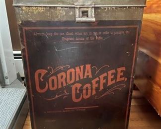 Antique Country Store Coffee Bin