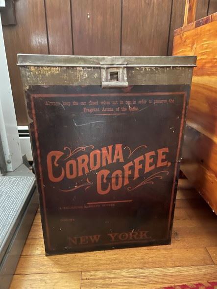 Antique Country Store Coffee Bin