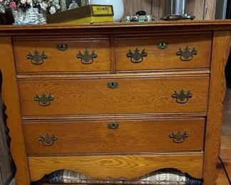 Antique Chestnut Low Dresser