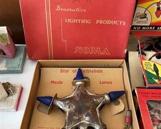 Vintage NOMA Christmas Tree Star