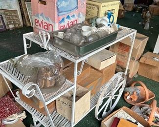 trolly and kitchenware