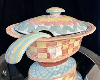 Mackenzie Childs-several pieces available, various collections/patterns, each priced separately. 