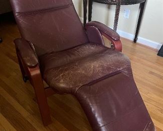 Nice modern leather recliner