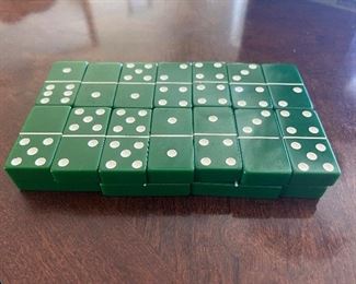 1940s Bakelite dominoes set