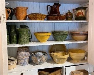 Red Wing, Saffron ware, yellow ware, sponge ware, McCoy, Haeger and more