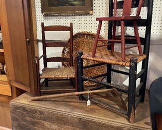Antique furniture, rustic decor, tools, pottery, art and more 