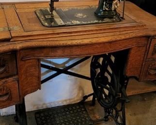 Antique sewing machine